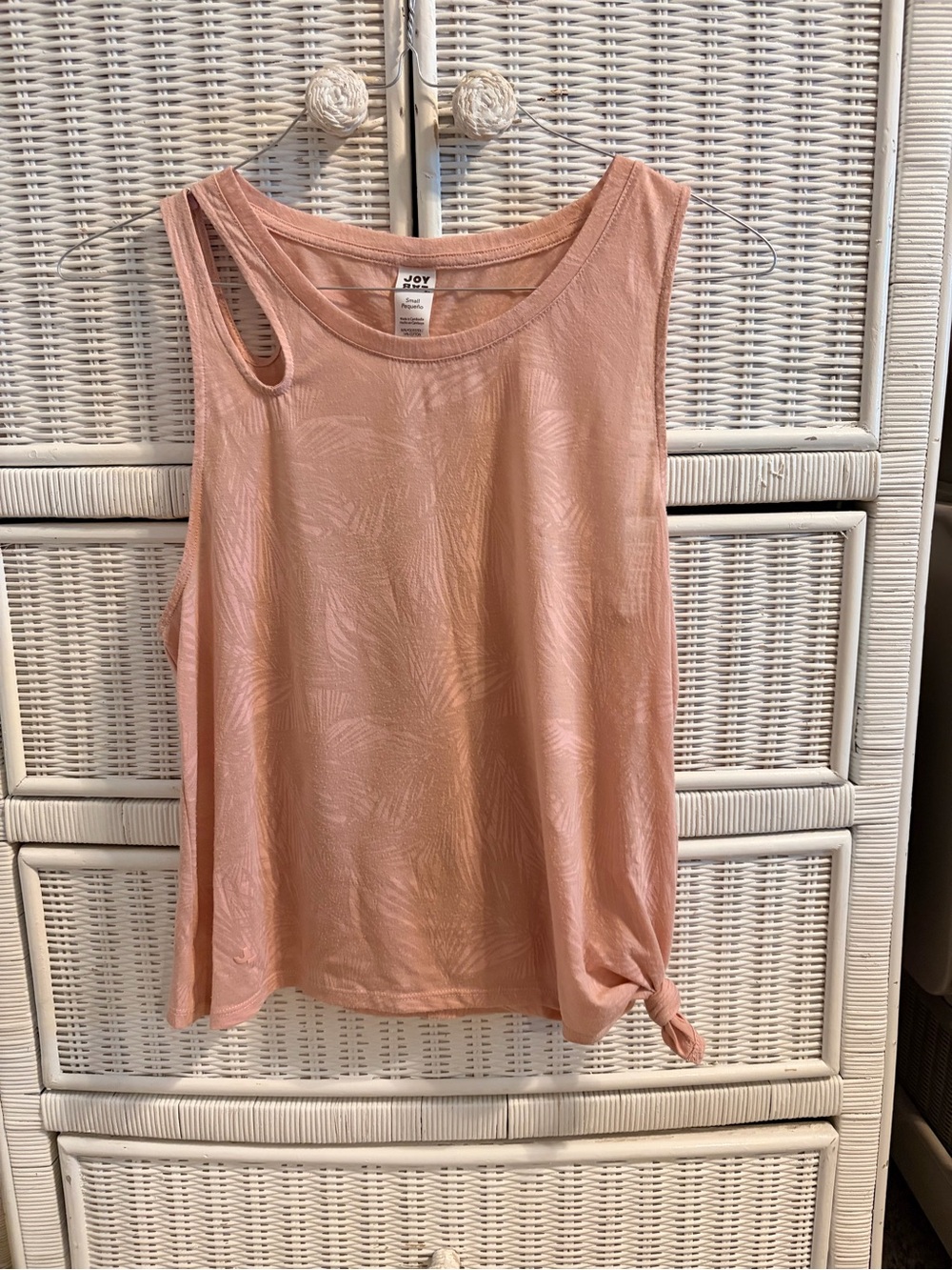 JoyLab Blush Tie-Side Tank Top
